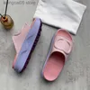 2023 Womens Fashion Slippers Embroidered Canvas Designer Slides slip on girls 60mm Slipper covered platform sandals size 35-45 T230701