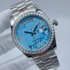Dames diamanten horloge nieuwe stijl designer horloges luxe dameshorloge Romeins schrift diamanten horloge Maat 36 mm horloges hoge kwaliteit montre