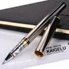 Pennor MSS Kaigelu 220 Classic Fountain Rollerball Pen med smidig påfyllning Gray Barrel Golden Trim Fashion Business Gift for Student