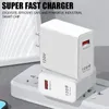 GAN 120W chargeur Usb à charge Super rapide QC 3.0 chargeurs rapides chargeurs de téléphones portables pour Huawei Samsung Xiaomi iphone ipad tablettes