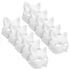 Masques de fête 10 pièces blanc papier pour bricolage masque blanc peint à la main chat pour décorer peinture mascarade Cosplay 230630