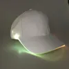 Bollmössor mode unisex hatt led lysande baseball hatt julfest toppade mössa sport mössor i sommar kvinnor män hat 230630