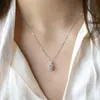 INS Top Sell Bottle Pendant Simple Fashion Jewelry 925 Sterling Silver Aquamarine Cz Diamond GemStones Party Women Wedding Clavicle Necklace For Lover Gift