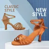 Sandals Selling Womens TangoBallroomLatin Dance Dancing Shoes Heeled Salsa Professional For Girls Ladies 5cm7cm 230630