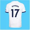 22 23 24 Kane Sun Richarlison Football Shirt Pedro Polo Kulusevski Khoibyo Away 2023 2024 Perisic Danjuma Romero Football Kit Bentancur Men Kit