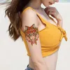 Temporäre Tattoos, 18-teilig, Blumen-Arm, temporäre Tattoo-Aufkleber, Set für Damen, wasserdicht, Farbe, großes Bild, halber Arm, Brust, Oberschenkel, sexy Kunst, Fake Tattoo 230701