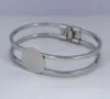 Armband tomma manschett Bangle Base -inställningar med platt cirkellimdyna Bezel Spring Open Armband Bangle fynd Sier Plated 15mm 18mm