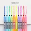 Pens 12 Pcs/sets Double Headed Magic Color Fluorescent Marker Highlighter Pen Scrapbooking Art Stationery Office School Supplies