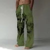 Pantaloni da uomo Pantaloni dritti con teschio Stampa 3D Design con coulisse elastica Tasca frontale Scheletro da spiaggia Stampe grafiche Comfort 230630