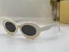 Ny modedesign Loop-form solglasögon 40110U Acetatram Enkel och avantgarde-stil avancerad utomhus UV400-skyddsglasögon