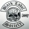 Todo excelente conjunto de costas com 4 peças Black Label Society remendo de ferro bordado Jaqueta de motociclista Colete de remendo de ferro em qualquer modo de vestuário 173Y