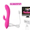 Massager Rabbit Vibrator Masturbator for Women Vagina G Spot Clitoris Nipple Dual Massage Stimulator Female Dildo Adult Supplies