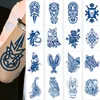 Tymczasowe tatuaże 100pcs hurtownia sok tusz trwałe tymczasowe tatuaż smok wąż niedźwiedź body Art Wodoodporny naklejka Man Tatoo Arm Star Rose Women 230701