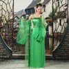 Bühne tragen klassische Weihnachten traditionelle chinesische Tanzkostüme Fan Frauen National für Mädchen altes Kleid Hanfu Frau Kinder Dres2429