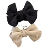 Pearlescent Mesh Bow Clasp Clip High Horsetail Fixed Hair Clasp Hair Ornament New Elegant Ball Hair Clip Headwear C154