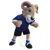 Nouveau Costume de mascotte de Ram de Sport pour adultes vêtements de performance de carnaval costume de mascotte de lycée en peluche