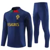 2023 2024 Portugal kinder trainingspak JOAO FELIX voetbalshirts trainingspak RUBEN NEVES BRUNO RONALDO FERNANDES Portugieser 23 24 Portugees volwassen TRACKSUIT set Heren