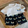 Designer Kinder Baby Kleidung Set Jungen Mädchen Kurzarm T-Shirt Shorts Zweiteiler Outfit Sommer Kinderkleidung