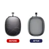 Clear Case For Airpods Max Headphone Cushions Accessories Solid Silicone High Custom Waterproof Protective plastic Headphone Travel Case