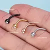 Navelring Doe-het-zelf sieraden maken Benodigdheden Bevindingen Accessoire Vervangende staaf Knus Daith Bar Body Piercing Gebogen Barbell