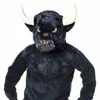 Costume mascotte toro nero personalizzato 223w