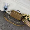 2023Wallet sac à bandoulière classique sac pour femme en cuir véritable sac de messager pour femme bandoulière Bagas