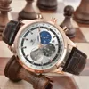 Orologio da uomo al quarzo serie ZENIxxx Flagship di alta qualità Calendario cronografo multifunzionale impermeabile Movimento automatico di design Orologi Watchwrist Montre