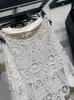 Two Piece Dress LGRQ Luxury Fashion Hollow Out Embroidery Pattern Design Women Tops Skirt High Quality Twopiece Set Elegant Trendy 19F1330 230630