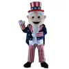 Farbror Sam Mascot Costumes Animerade tema Farbror Sam Cospaly Cartoon Mascot Character Halloween Carnival Party Costume2351