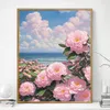 diy digital oil painting flower building landscape fill handmade diy decompression advanced sense of living room bedroom decorative painting