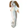 Costume de mascotte de chien de carlins Super mignon pour les vêtements de performance de carnaval adulte costumes de personnage de fête d'anniversaire