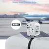 Power Cable Plug TESSAN Universal Converter Travel Charger Power Adapter With USB Port Type C Smart Phone Fast Charging Worldwide Conversion Plug 230701