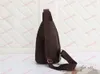 Podwójnie warstwy zamek błyskawicy klatki piersiowej worka do nadrukowania worka na zawieszanie siatki luksusowy projektant Pakiet Pakiet Fanny Pack Sport plecak