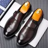 Maza oryginalna krowa skórzana skórzana Oxford buty luksusowe mnich butów formalne buty ślubne biznesowe pojedyncze buty buty dla mężczyzn