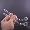 Wholesale smoking oil burner pipes Big 17cm thick Bent Clear Glass Collector Tube pipe for water dab rig bongs