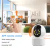 A10 mini câmera wi-fi sem fio ptz webcam câmeras ip câmera de segurança bulbo câmera casa inteligente móvel remoto monitor de bebê alarme push conversa bidirecional led cor câmera de visão noturna