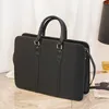 Kolejki Wysokiej jakości biznesowe mężczyźni teczka w stylu skórzana torebka w stylu, swobodny ramię męski plik laptopa 230701