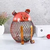 Novelty Items Owl Shaped Metal Coin Money Saving Box Cute Piggy Boxes Home Decor Furnishing Articles Crafting Christmas Gift For Kids 230701