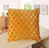 Luxury Pillow Case Four Season Plush PillowCase Lumbar Solid Color Soft Breathable Comfortable For Home Office Bed Sofa Cushion Cover