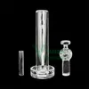 Full Weld Control Tower Banger Kit 16mmOD 80mm Tall Terp Blender Quartz Dab Nail Includes a Hollow Quartz Pillar and Long Tail Glass Carb Cap 10mm 14mm Male YAREONE