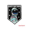 Patch Kleidung Aufkleber Kleidungsstück Bekleidung Zubehör für SPACE EXPLORER Abzeichen Eisen auf Patches bestickte Applikation Nähen324M