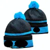 Carolina''panthers'bobble Hats 야구 볼 캡 2023-24 패션 디자이너 버킷 모자 chunky 니트 가짜 pom beanie'nfl 크리스마스 모자