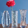 Dekorative Objekte Figuren Transparente Acrylvase Nordic Home Dekoration Zimmer Garten Wohnzimmer Schreibtisch Kunststoff Blumentopf Pflanze 230701