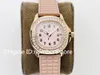 PFF Designer Diamond Women Watches Luksusowe panie Watch Cal.324 Automatyczne mechaniczne zegarek na rękę Matkę Postopiku Sapphirel CNC 18K Rose Gold Waterproof