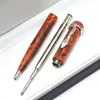 Nuova edizione limitata Heritage Collection 1912 penna roller arancione nero design unico penna a sfera con clip a serpente scrittura da ufficio