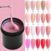 Falska naglar 150 ml poly akrylgel för förlängning klar rosa finger snabb byggare förlängningslim blöt av gel nagellack naglar konstmanikyr 230701