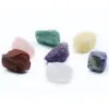 Dekorativa föremål Figurer 7 Färger Set Natural Quartz Reiki Energy Healing Crystals Seven Chakra Stone Yoga Home Decoration SMyckesgåva 230701