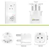 Power Cable Plug Lencent 2 Pack EU till SA Travel Adapter South Africa Schuko EU - Typ M Traveladapteruttag för resor till Sydafrika Namibia 230701