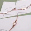 VC Дизайнерское ожерелье ювелирные изделия 4 листовых подвесных ожерелья для браслета Серьера Золотая серебряная мать перла