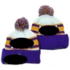 Minnesota''vikings''bobble Hats Baseball Ball Caps 2023-24 Fashion Designer Bucket Hat Chunky Knit Faux Pom Beanie'' Christmas Hat